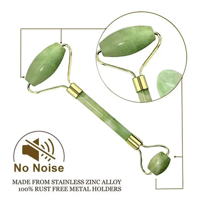 Natural Jade Roller Guasha Skin Scraper Facial Set Stone Firming Face Anti-Aging Puffy Eyes Massager Neck anti Wrinkle