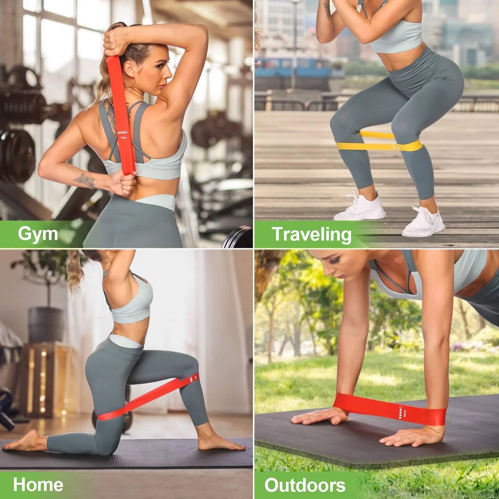 Rehab Yoga Indoor Outdoor Workout Bands